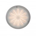Brilliant Cathleen Πλαφονιέρα LED 15W Σε Χρώμιο Και Λευκό Χρώμα G94163/15