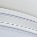 Brilliant Jamil Πλαφονιέρα LED 60W Σε Ασημί Και Λευκό Χρώμα G97010/75